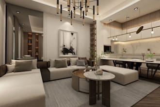 redesign realistic villa ,mansion render, interior refubish,furniture empty area