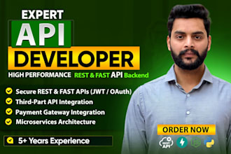 build secure rest API and fastapi backend services