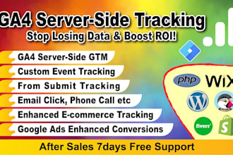 setup ga4 server side tracking and enhanced ecommerce tracking via gtm