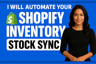 automate shopify inventory sync update inventory product stock order fulfillment
