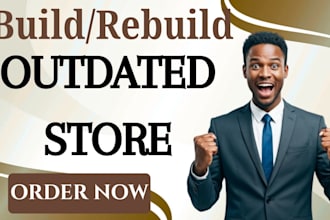 build and rebuild outdated store into modern store design