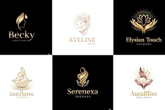 skincare cosmetic logo therapy skincare  cosmetic packaging skincare