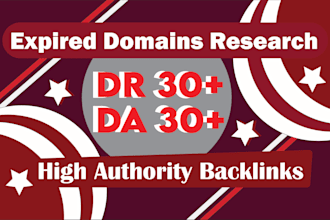 find powerful expired domain names research