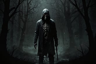 illustrate your horror book cover