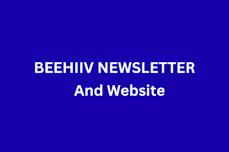 design beehiiv newsletter, beehiiv landingpage, beehiiv website