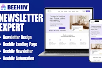 design beehiiv newsletter, beehiiv landingpage, beehiiv website,beehiiv, beehive