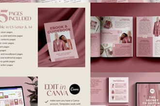 design canva finance planner budgeting ebook workbook