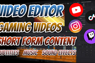 edit gaming clips for all platforms