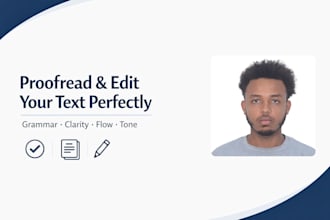 proofread and edit your text perfectly