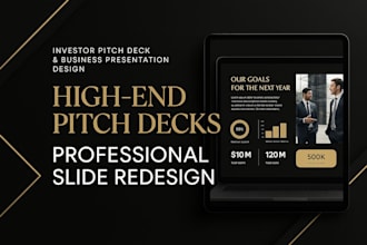 design investor ready pitch decks for startups