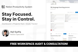 build your notion productivity system