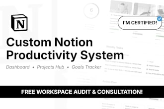 build your notion productivity system