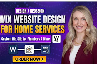 design a wix website for home service businesses
