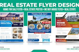 design real estate flyers