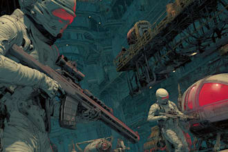 sci fi illustration and sci fi art