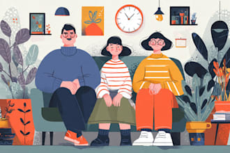 design flat vector illustrations