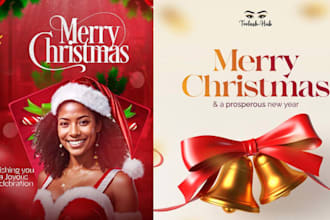 do professional christmas, new year, dj nightparty music, church new year flyer