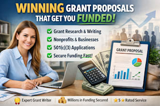 write a professional grant proposal that wins funding for your project