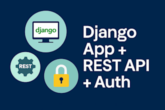 design django web app with dashboard, admin panel, and database