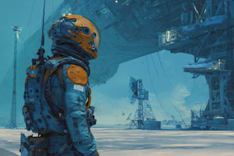 sci fi illustration and sci fi art