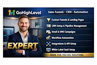 build gohighlevel funnels, websites, and automations