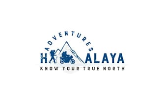 design outstanding adventure company logo