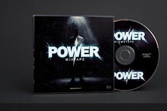 design unique album cover mixtape cover