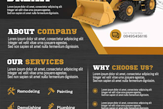 do professional flyer and brochure design print ready
