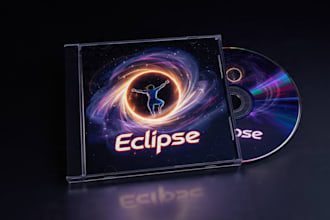 design cartoon album cover, mixtape or single cover art