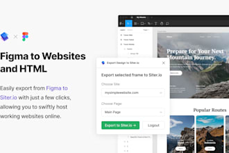 convert your figma design into a responsive web app