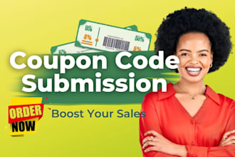 manually submit your coupon code to 70 trending sites coupon code submissions