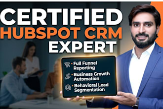 be hubspot CRM specialist workflow optimization manager and reporting pro