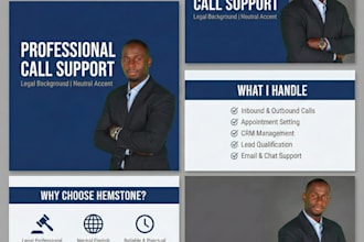 be your professional customer support agent and virtual receptionist