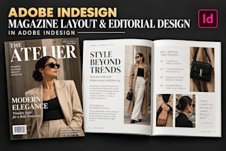 design professional magazines and layouts in indesign