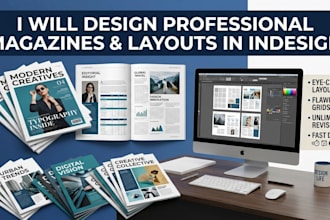 design professional magazines and layouts in indesign