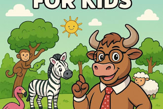 kdp ready kids coloring book cover