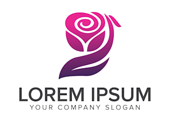 design floral, flower, garden, flower shop logo