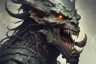 fantasy horror and fantasy horror character