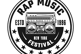 design professional radio station logo with free source files