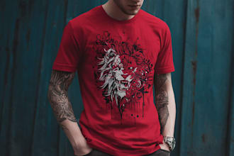design an amazing t shirt design