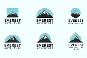 design awesome camping and mountain logo
