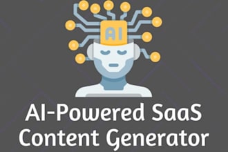 develop your custom ai content generation and sass platform