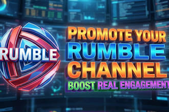 promote your rumble channel and boost real engagement