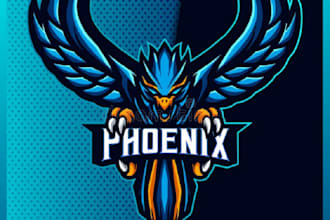 create creative and good looking phoenix logo design