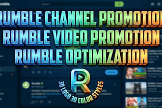 rumble channel promotion, rumble video promotion, rumble optimization
