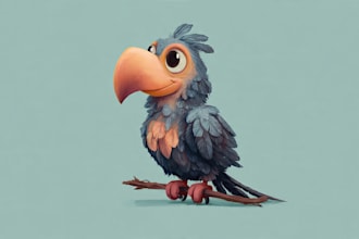 draw a cartoon animal for you