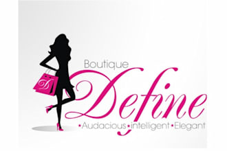 beauty boutique makeup cosmetic signature logo design