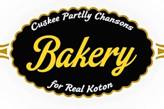 design an awesome bakery logo
