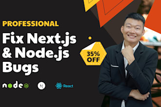 fix bugs and errors in your nextjs or nodejs website