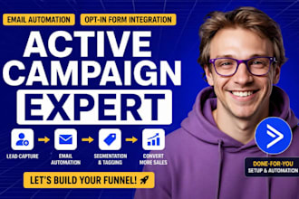 activecampaign email automation and email campaign with opt in form integration